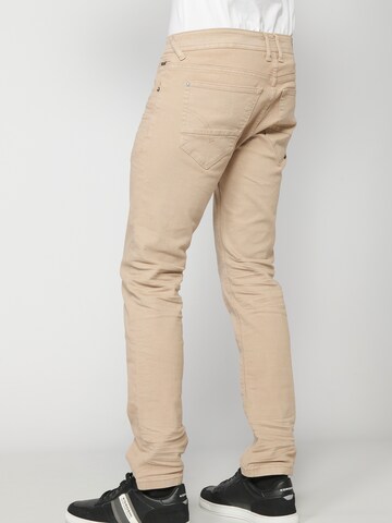 KOROSHI Regular Jeans in Beige