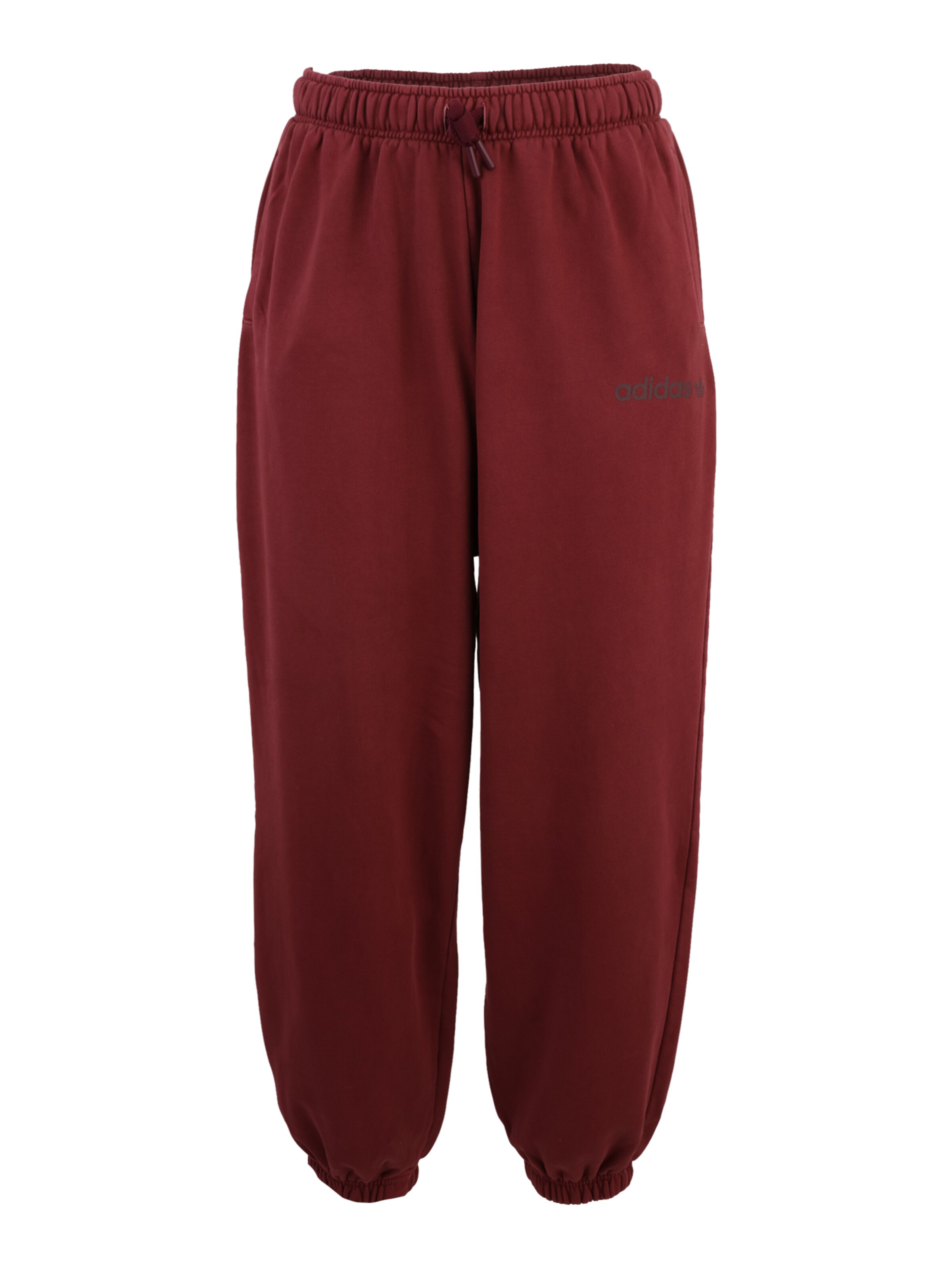 ADIDAS ORIGINALS Baggy Pants 'Essentials' in Red: front
