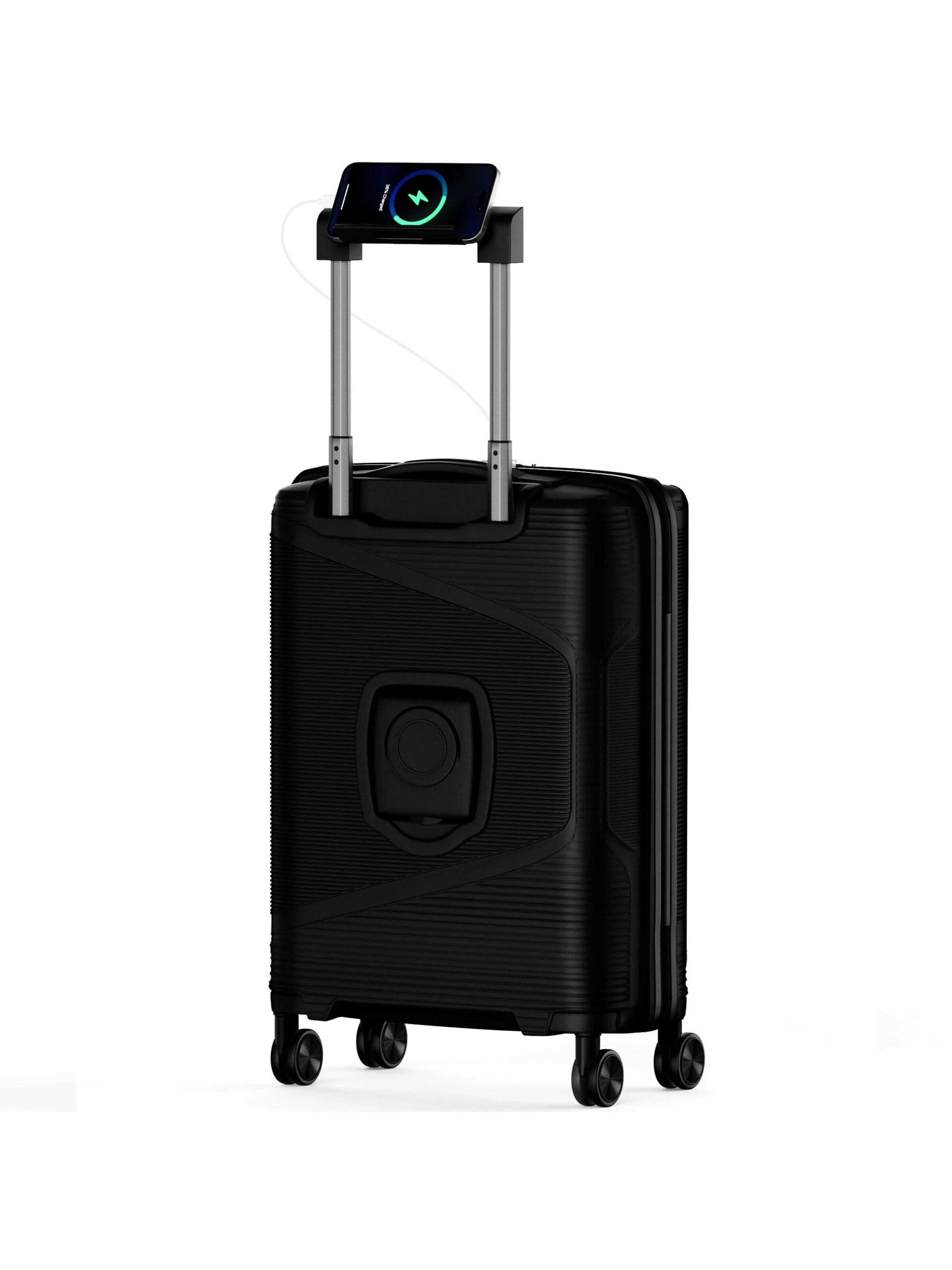 4FLY Suitcase Set 'Linea Lux' in Black