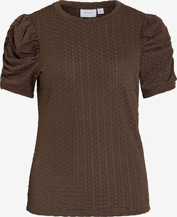VILA - Blusa 'VIAnine' en marrón: frente