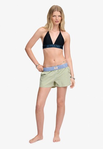 Superdry & Co Triangel Bikinitop in Blauw