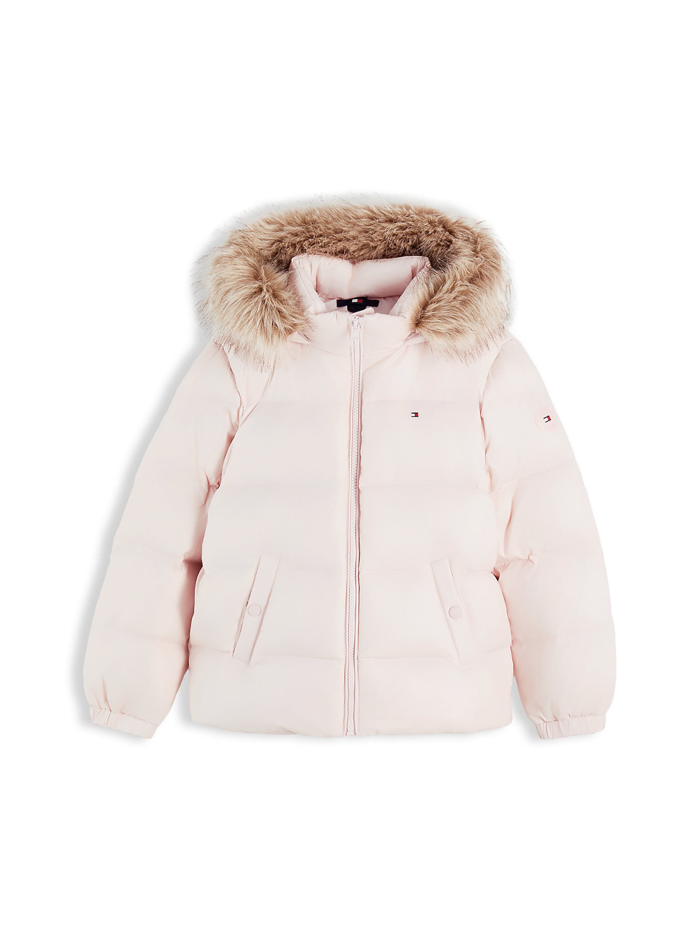 Veste d’hiver 'Essential' TOMMY HILFIGER en rose : devant