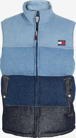 Tommy Jeans Bodywarmer in Blauw: voorkant