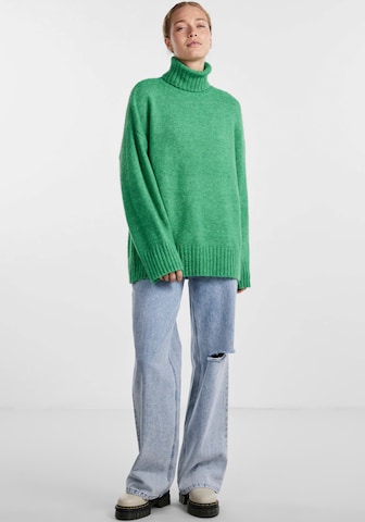 PIECES Sweter 'NANCY' w kolorze zielony
