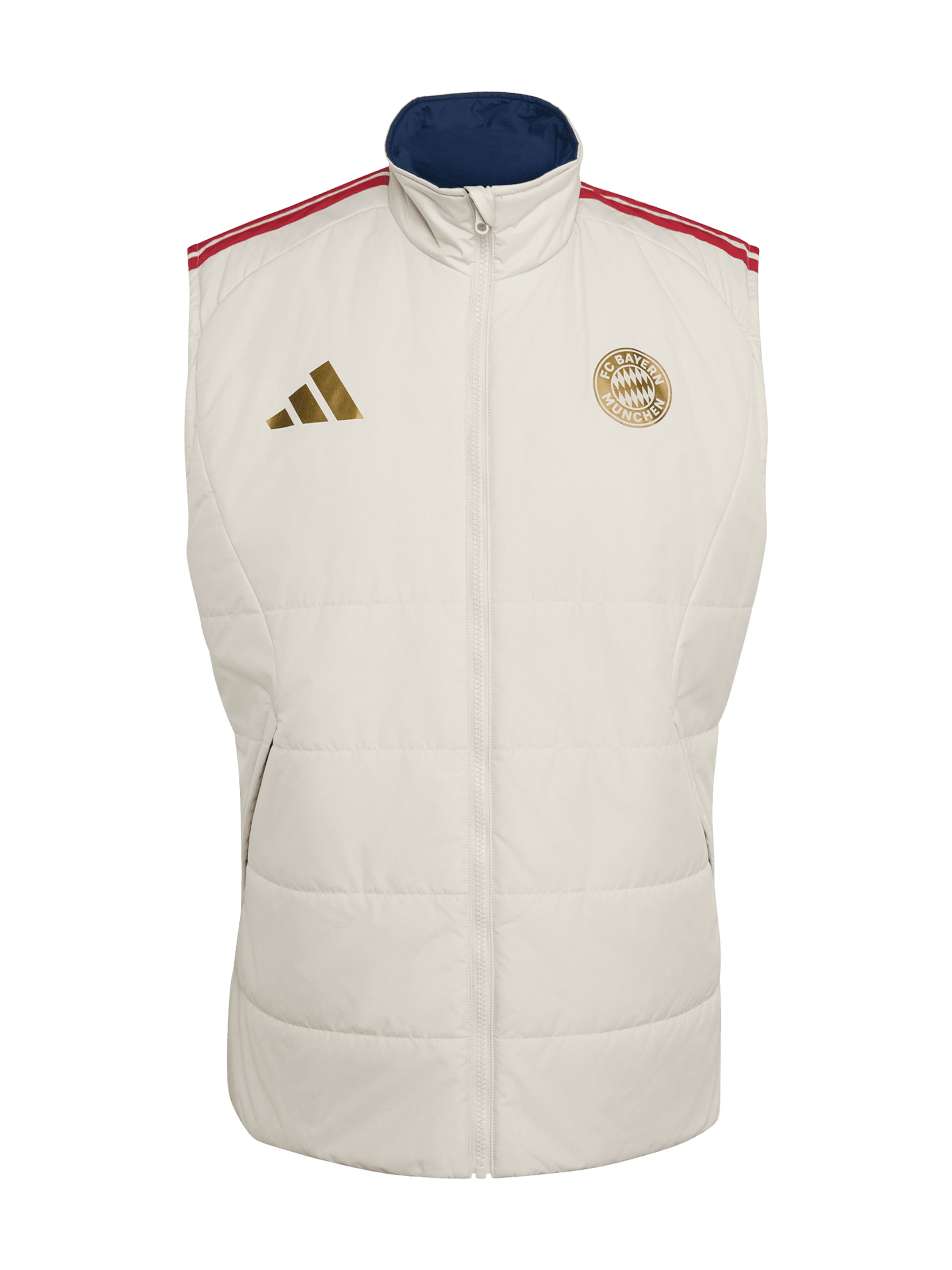 ADIDAS PERFORMANCE Wendeweste Teamline in Weiß: Vorderseite