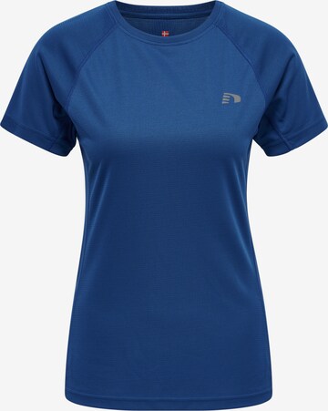 T-shirt fonctionnel Newline en bleu : devant