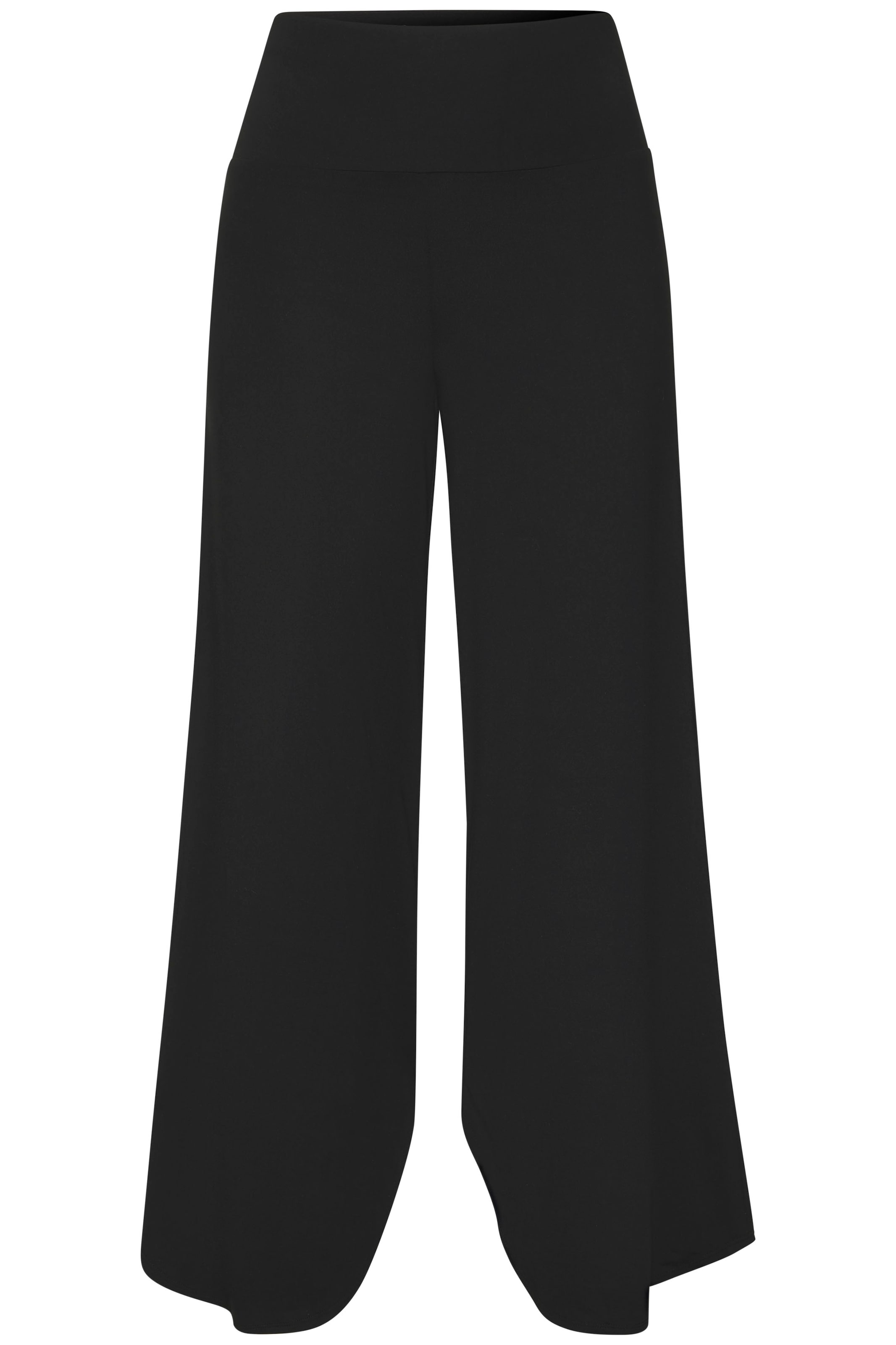 LASCANA Wide Leg Hose in Schwarz: Vorderseite