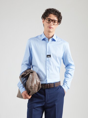 Regular fit Camicia di Karl Lagerfeld in blu: frontale