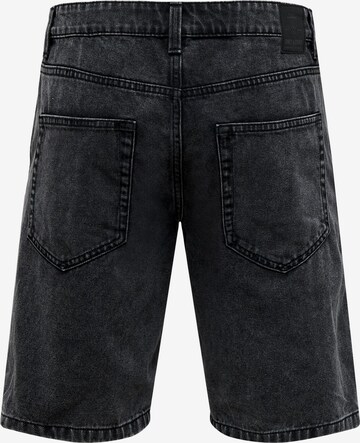 Only & Sons Regular Jeans 'Avi' i svart