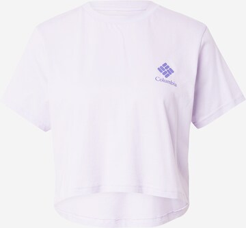 COLUMBIA Performance Shirt 'North Cascades' in Purple: front