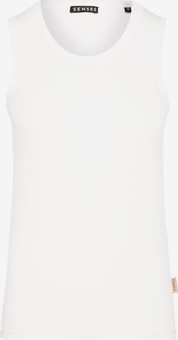 SENSES.THE LABEL Top in White: front