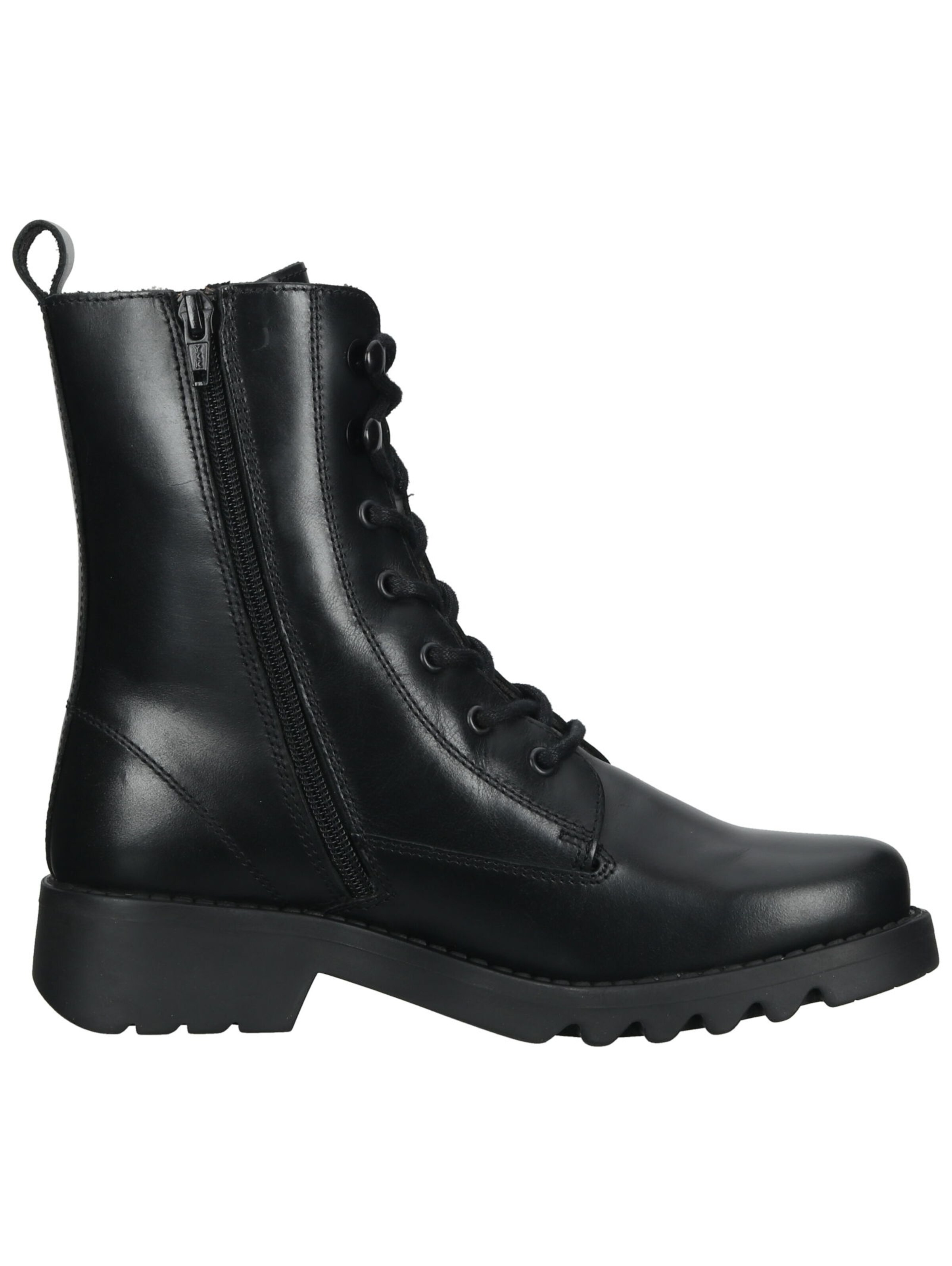 FLY LONDON Schnürstiefelette in Schwarz