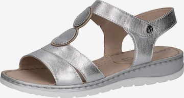 CAPRICE Sandale in Silber: Vorderseite