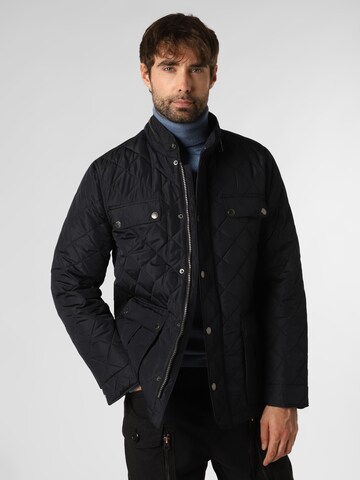 Finshley & Harding Between-Season Jacket in Black: front