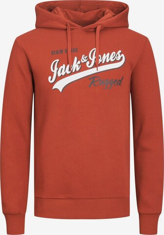 Sweat-shirt Jack & Jones Plus en orange : devant