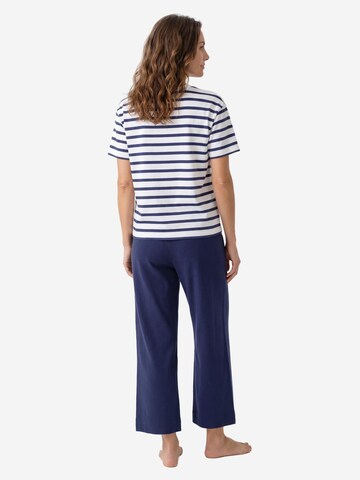 Mey Pyjama 'Solid Love' in Blauw