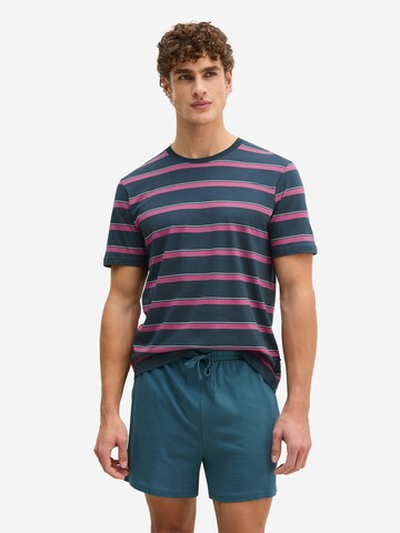 T-Shirt ' Mix N Match ' Marc O'Polo en bleu : devant