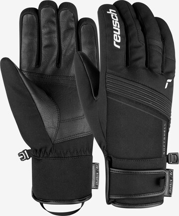 REUSCH Athletic Gloves 'Luca' in Black: front