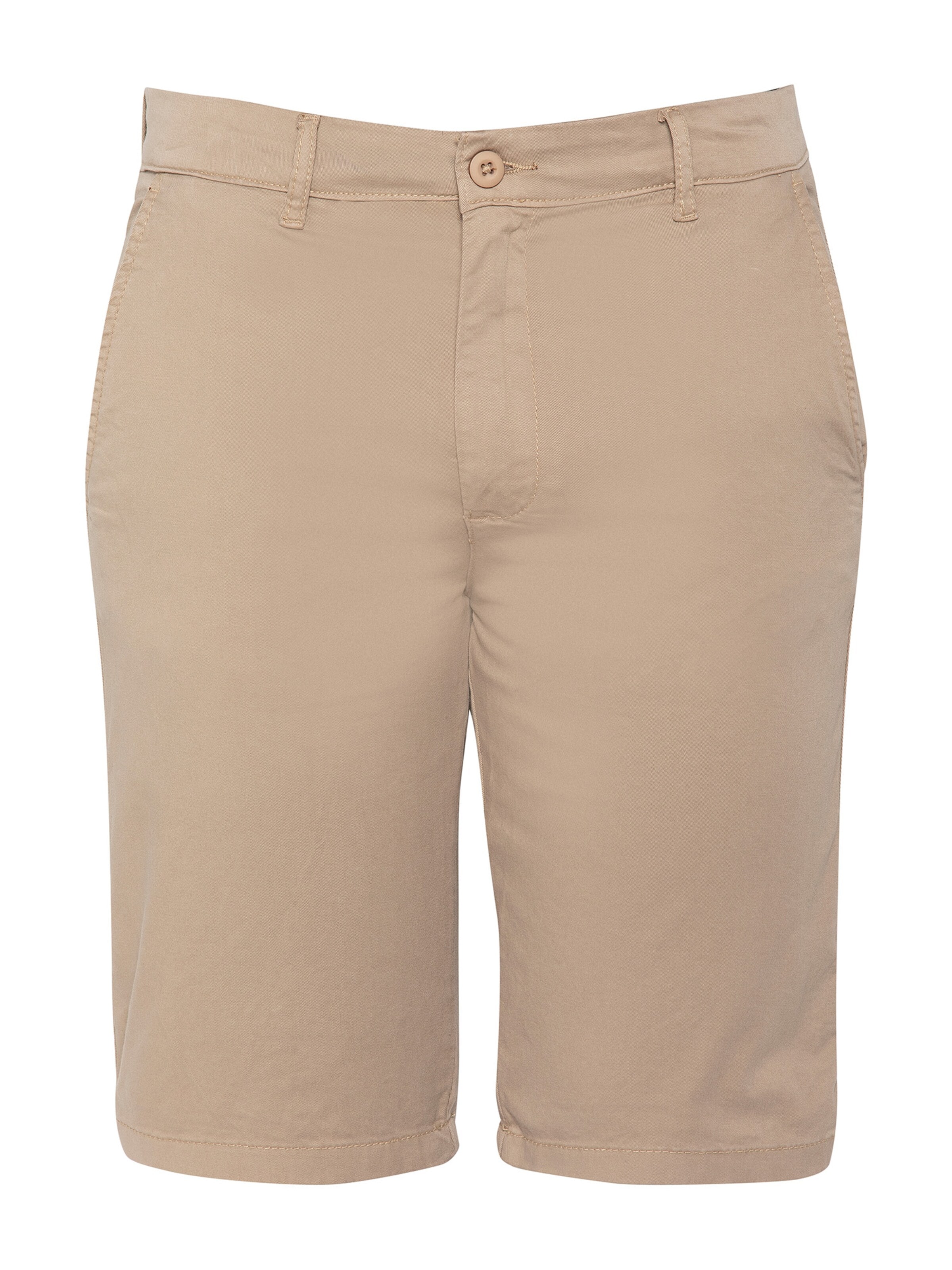 Coupe slim Pantalon Schott NYC en beige : devant