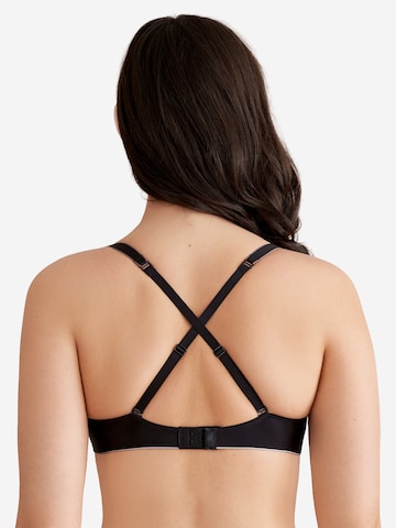 Conturelle T-shirt Bra 'Pure Feeling' in Black