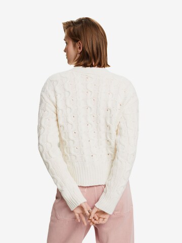 ESPRIT Knit Cardigan in Beige