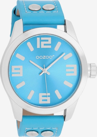 OOZOO Analog Watch in Blue: front