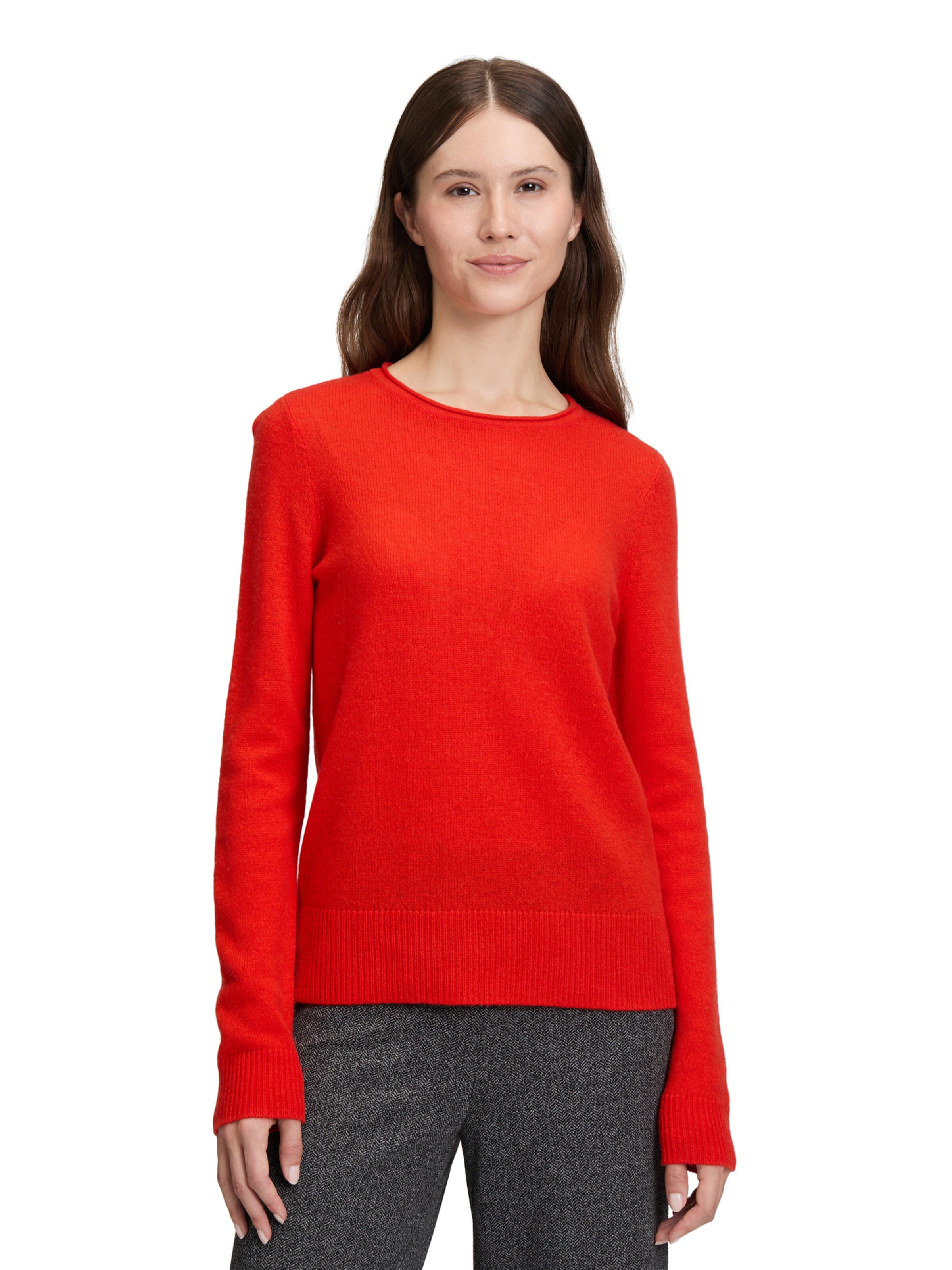 Cartoon Sweater in Red: front
