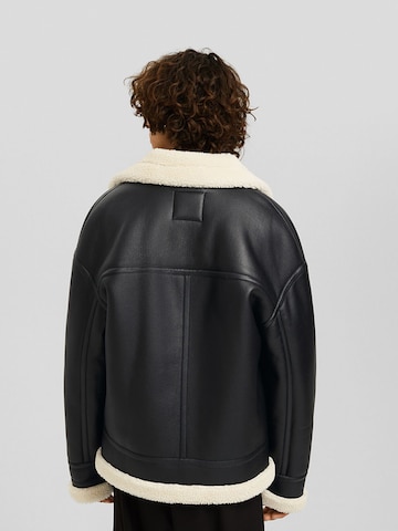 Bershka Winter jacket in Black