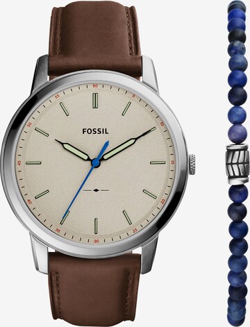 FOSSIL Analog Watch in Brown: front