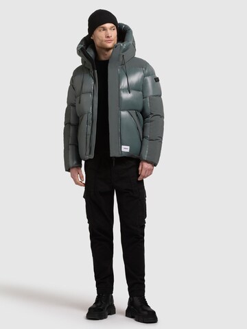 Veste d’hiver 'Alst' khujo en vert
