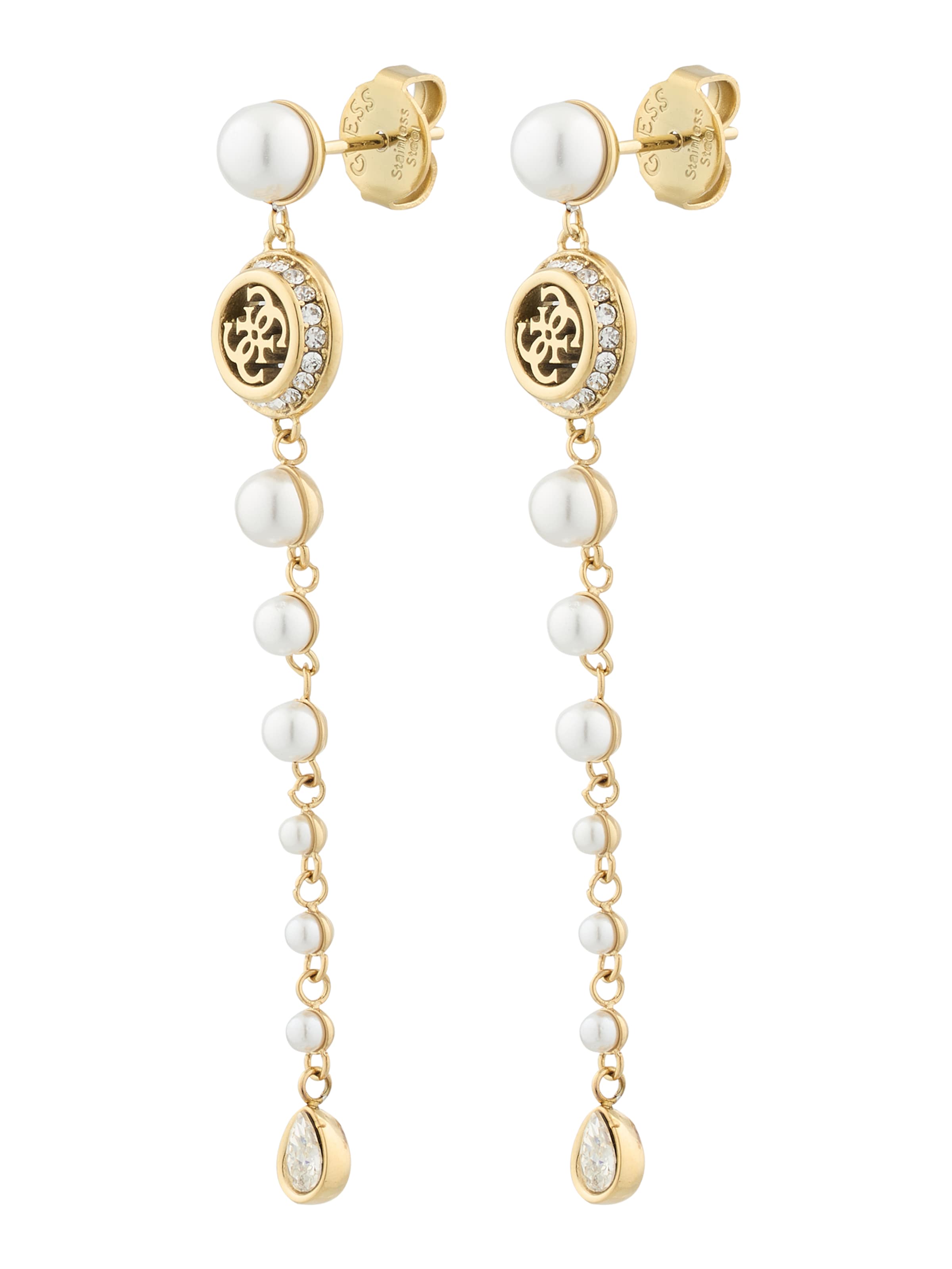 GUESS Серьги 'Tiny' в Золотой: спереди