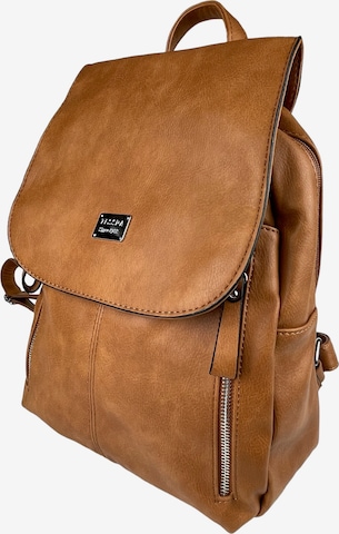 Kumixi Rucksack '2in1 Rucksacktasche' in Braun: Vorderseite