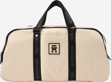 Sac de voyage TOMMY HILFIGER en beige : devant