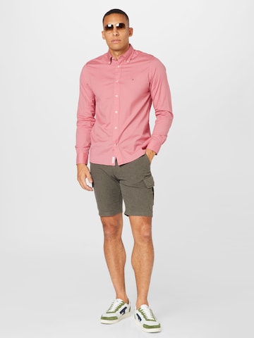 TOMMY HILFIGER Regular Fit Hemd in Pink