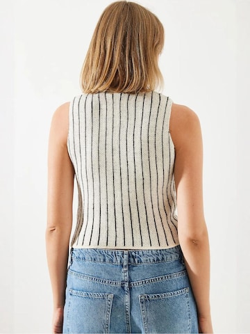 Gilet Bianco Lucci en blanc