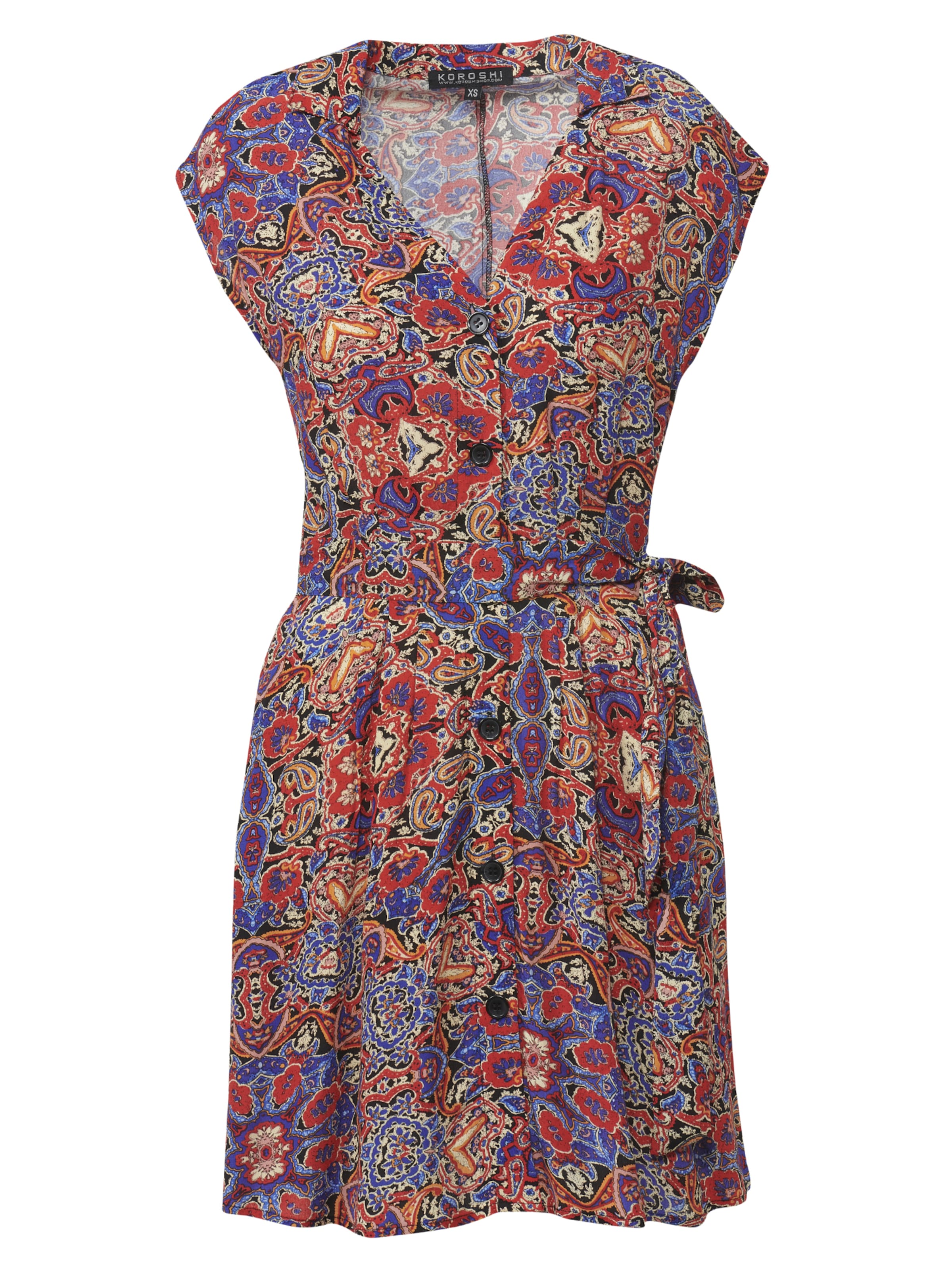 KOROSHI - Vestido en Mezcla de colores: frente