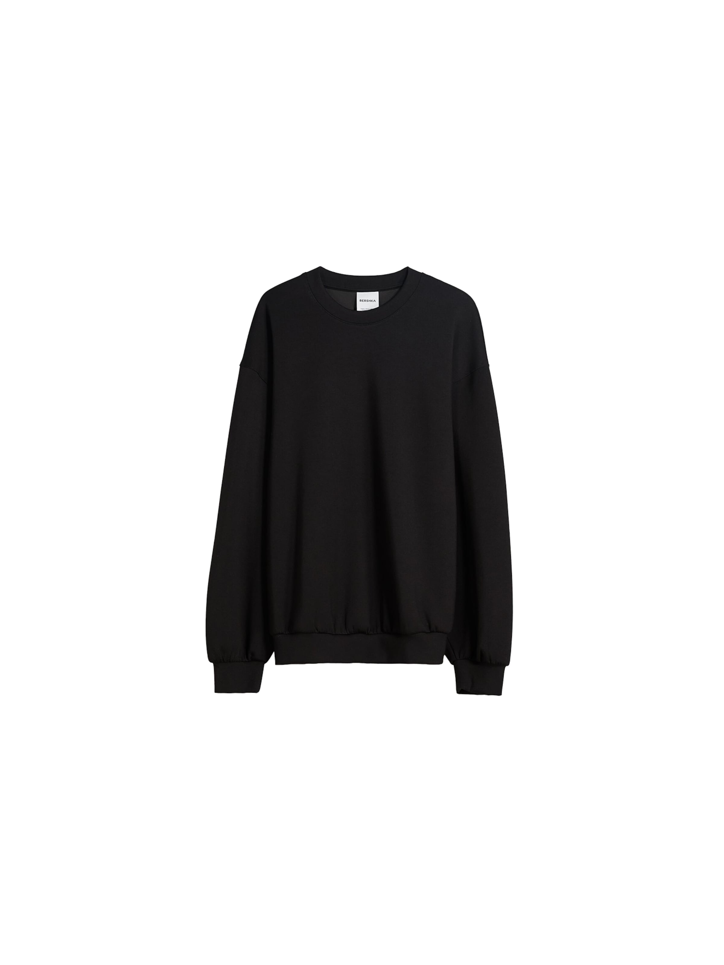 Bershka Суичър в черно: отпред