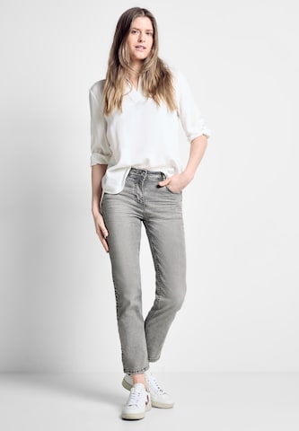 CECIL Slimfit Jeans 'Graue' in Grau