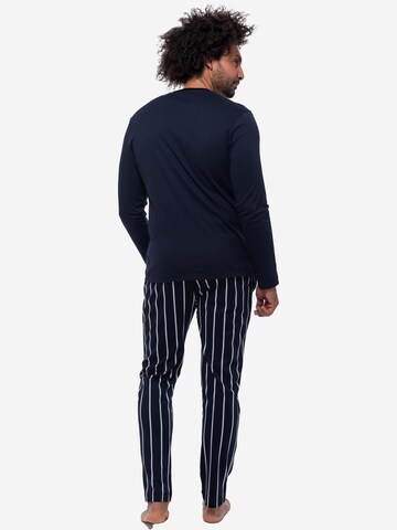 Mey Pyjama lang 'Valsted' in Blau