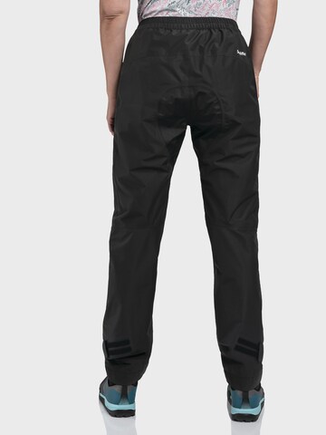 Schöffel Regular Outdoor trousers 'Tarvis' in Black