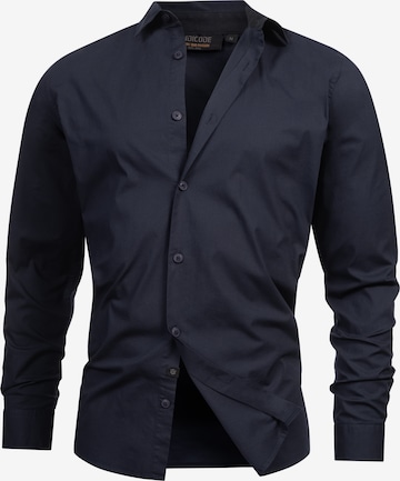 INDICODE JEANS Hemd 'Kamby' in Blau: Vorderseite
