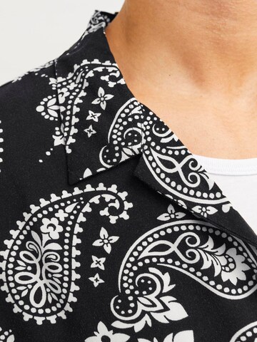 JACK & JONES Comfort Fit Hemd 'JJJEFF' in Schwarz
