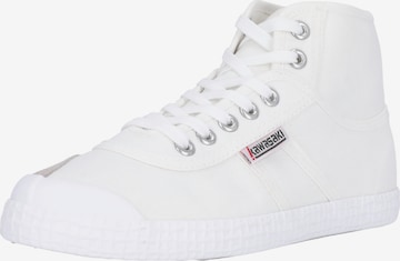 KAWASAKI High-Top Sneakers in White: front