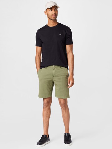 Marc O'Polo Slim fit Trousers 'Salo' in Green