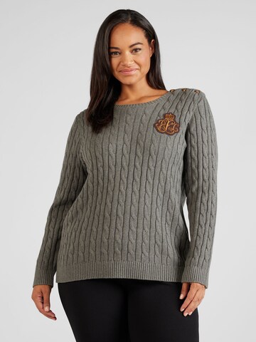 Lauren Ralph Lauren Plus - Jersey 'MONTIVA' en gris: frente