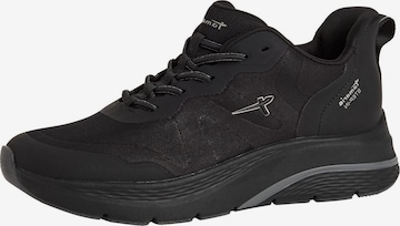 Baskets basses Tamaris en noir : devant