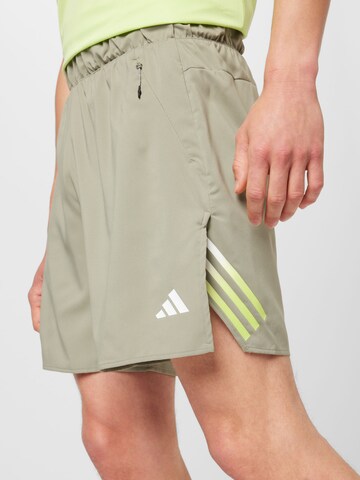 ADIDAS PERFORMANCE Regular Sportbroek 'Train Icons 3-Stripes' in Groen