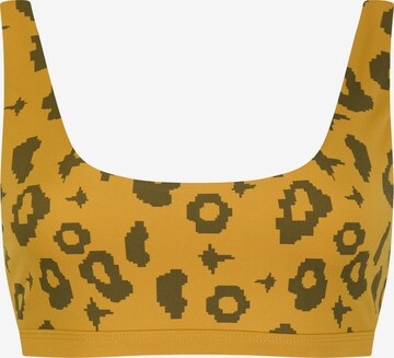 Boochen Bralette Bikini Top 'Caparica' in Yellow: front