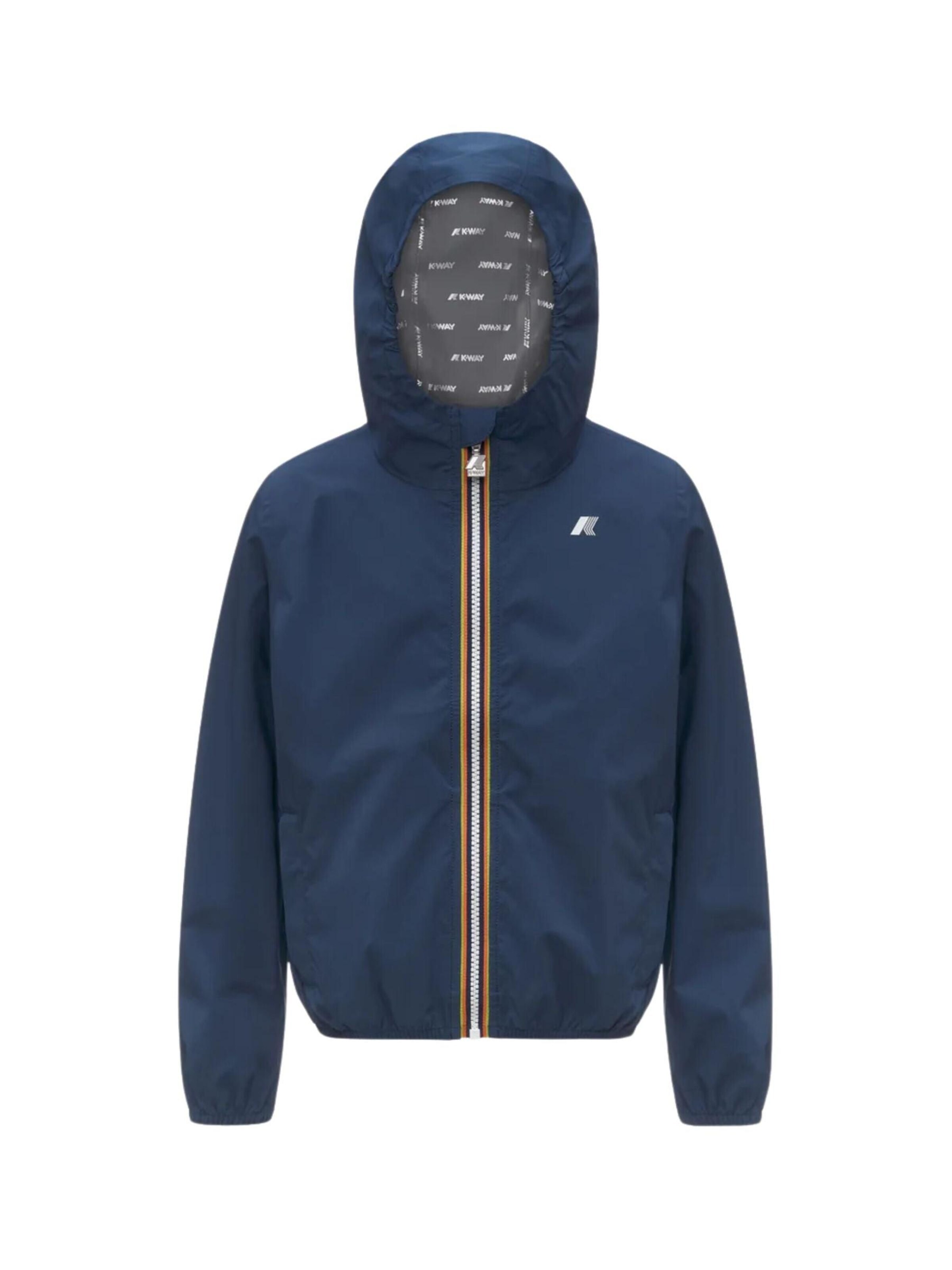 K-Way Tussenjas 'K-WAY KIDS P.JACK STRETCH DOT GIUBBINO' in Blauw: voorkant