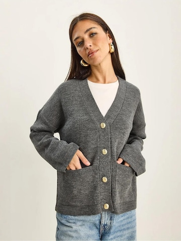 Bianco Lucci - Casaco de malha em cinzento